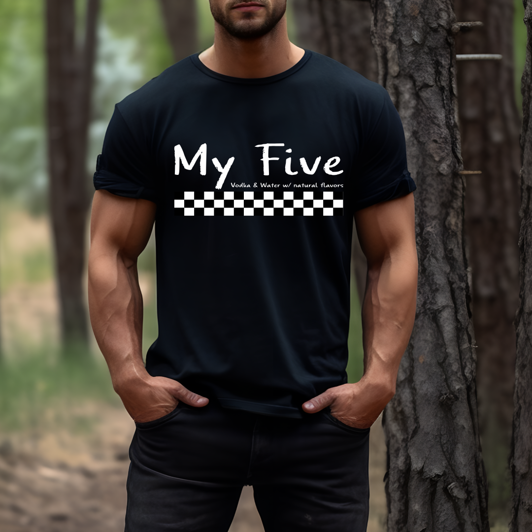 M5 mens tshirt My five check
